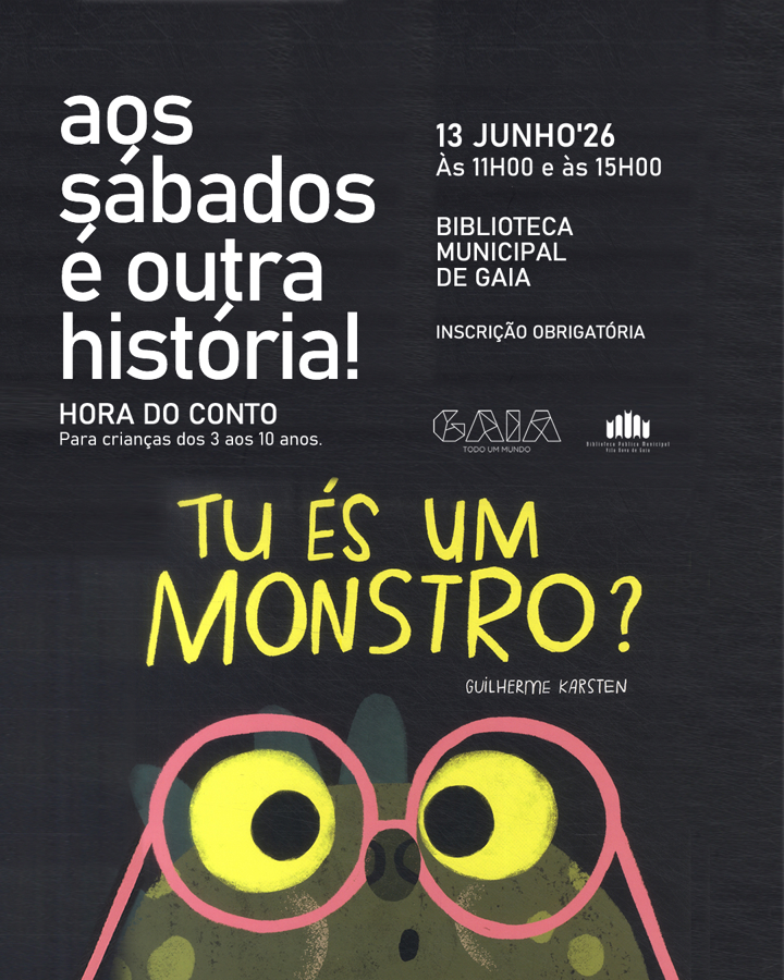 Cartaz: "Tu és um monstro?"