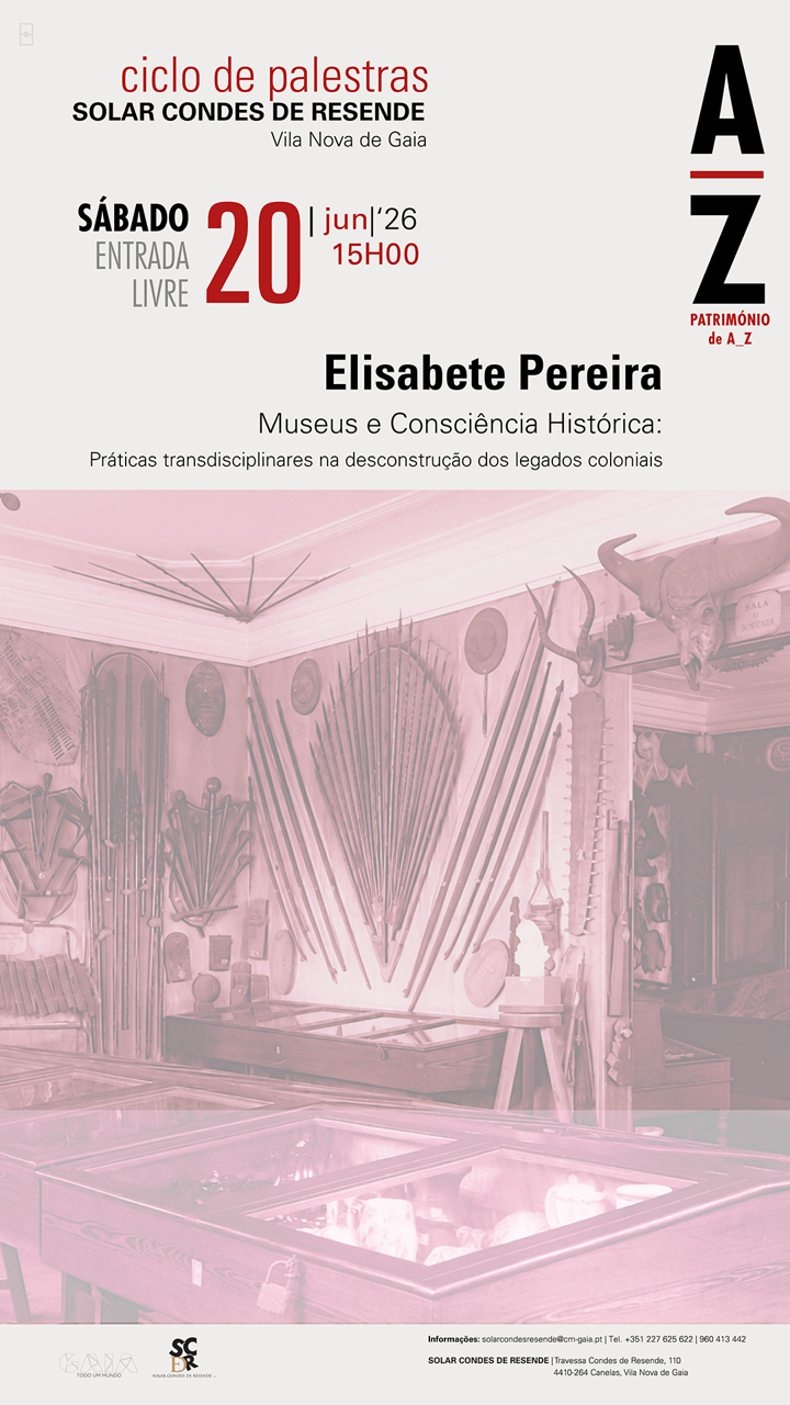 Cartaz: Museus e Consciência Histórica: Práticas transdisciplinares na desconstrução dos legados coloniais