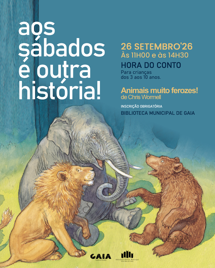 Cartaz: "Animais Muito Ferozes!"
