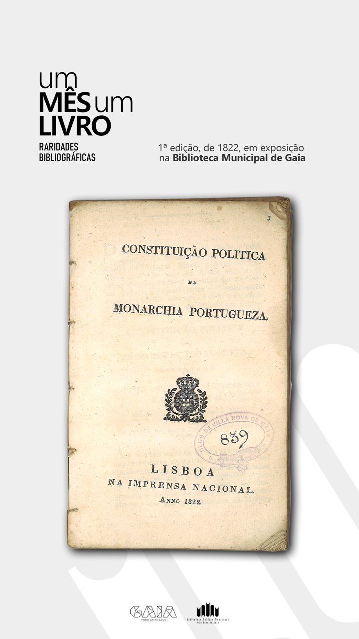 Cartaz: Constituição Política da Monarchia Portugueza (1822)
